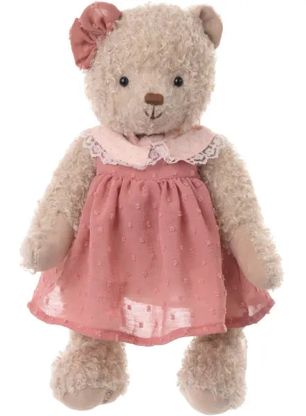 Bukowski Vintage Teddy, jointed- pink  30cm COMING SOON